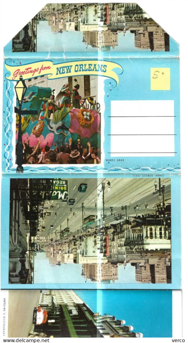 Carte POSTALE  Ancienne De NEW ORLEANS - Dépliant 12 Vues (Recto Compris) Format CPA En Couleurs - New Orleans