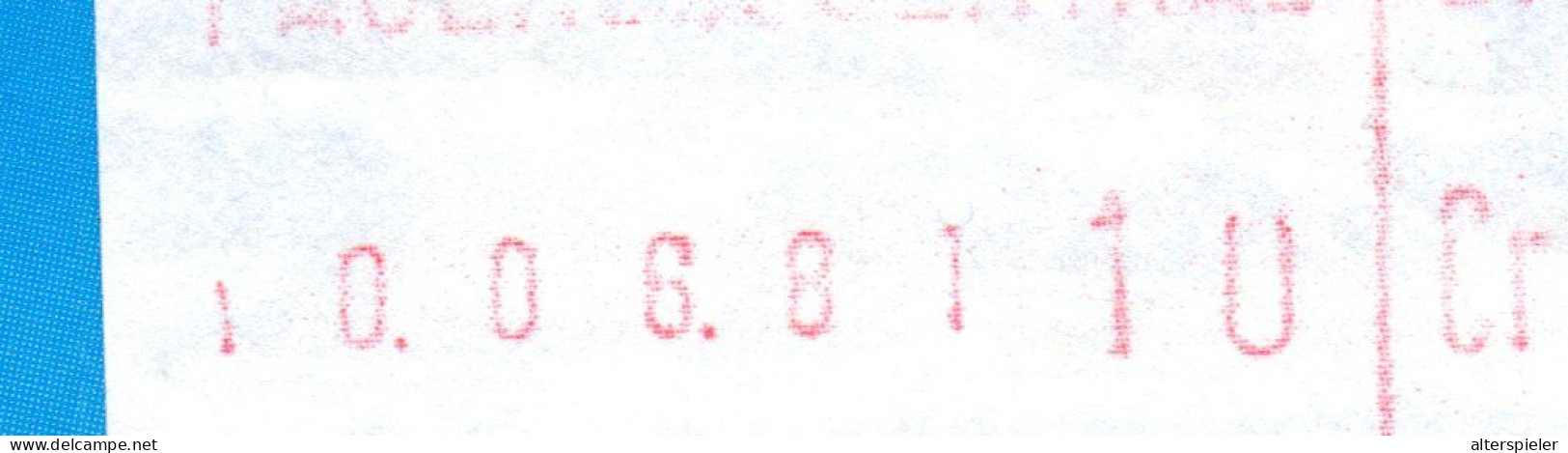 Atm  Frama Vignettes Minr 2.1 D On Letter  Fdc   Brasilien Brasilia  Compared With Michel Farbenführer Missprint - Automatenmarken (Frama)