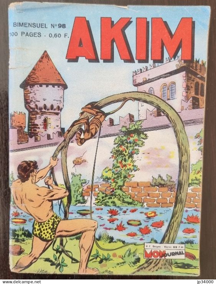 AKIM Numéro 98. BD Petit Format. Edition Mon Journal Publié En 1963 - Akim
