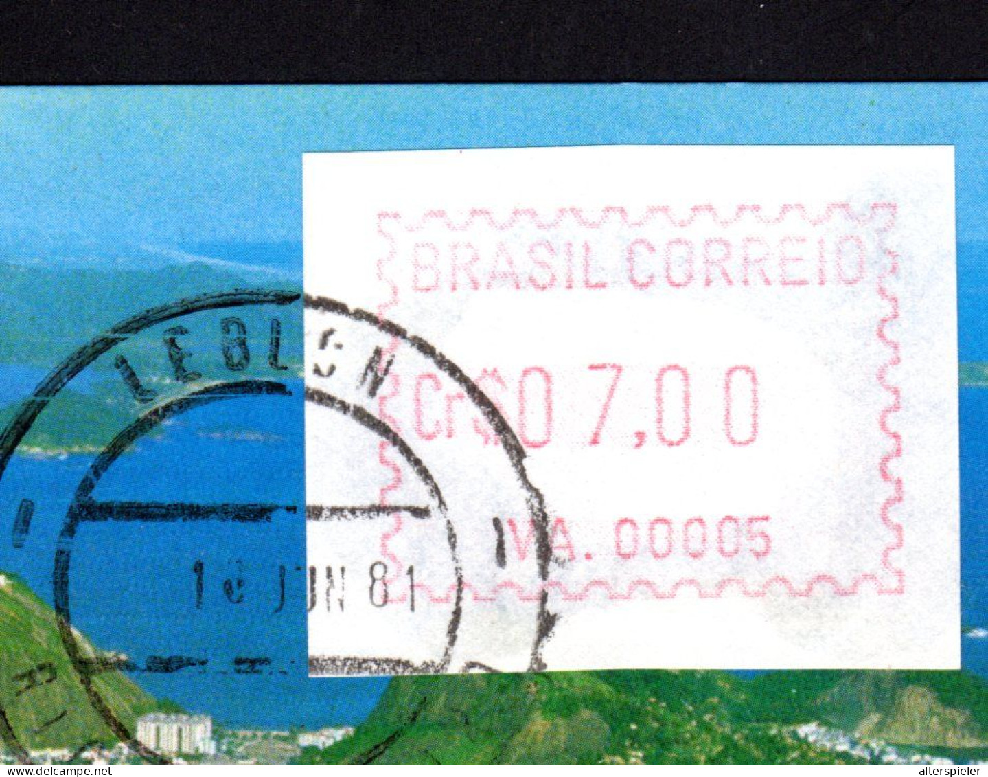 Atm  Frama Vignettes Minr 3.5 D On Letter  Fdc   Brasilien Brasilia  Compared With Michel Farbenführer Farbe Verglichen - Automatenmarken (Frama)