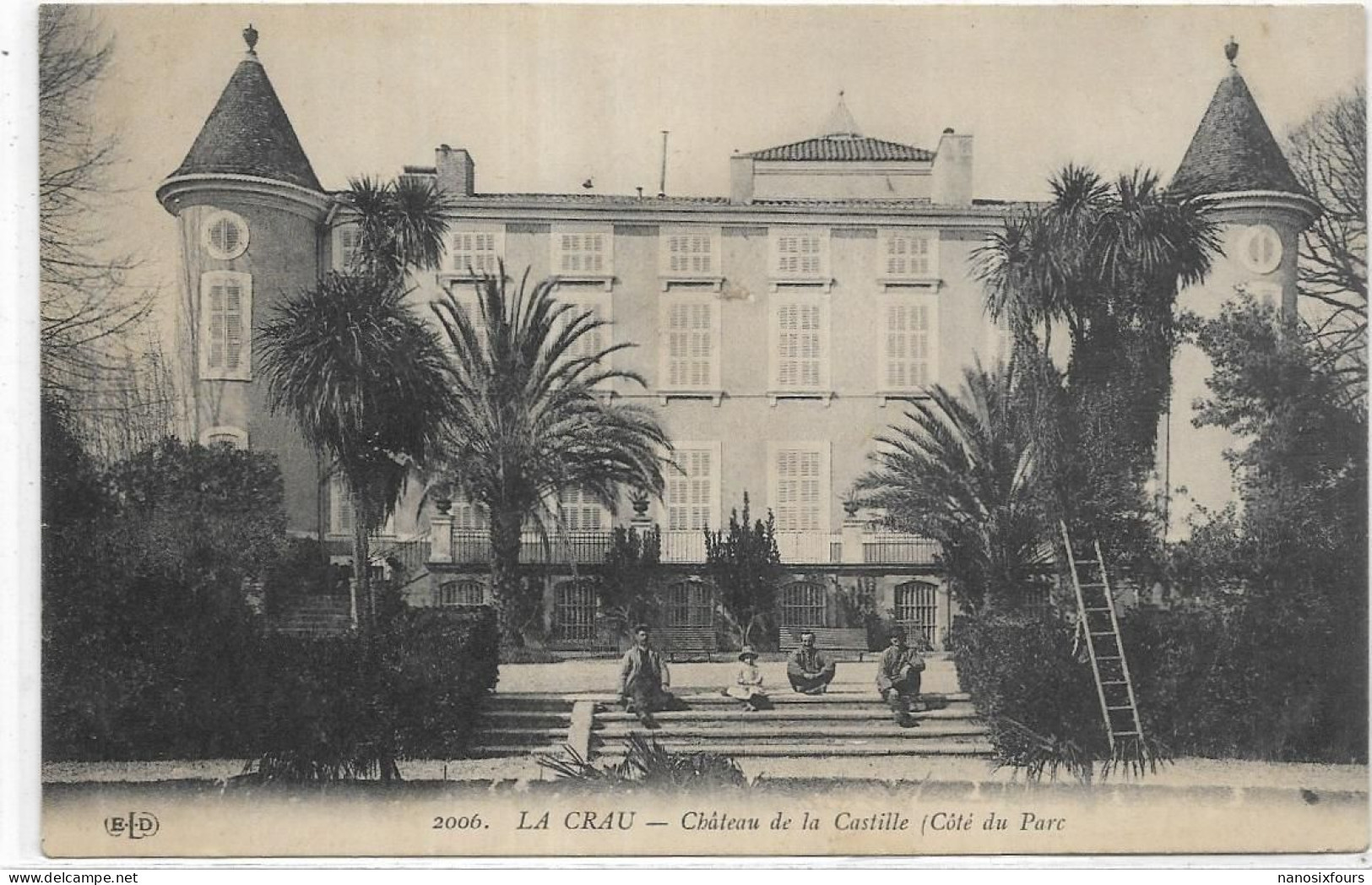 D 83. LA CRAU. CHATEAU DE LA CASTILLE.  CARTE ECRITE - La Crau