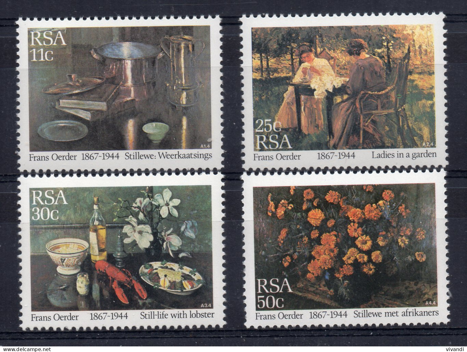 South Africa - 1985 - Paintings By Frans Oerder - MNH - Nuevos