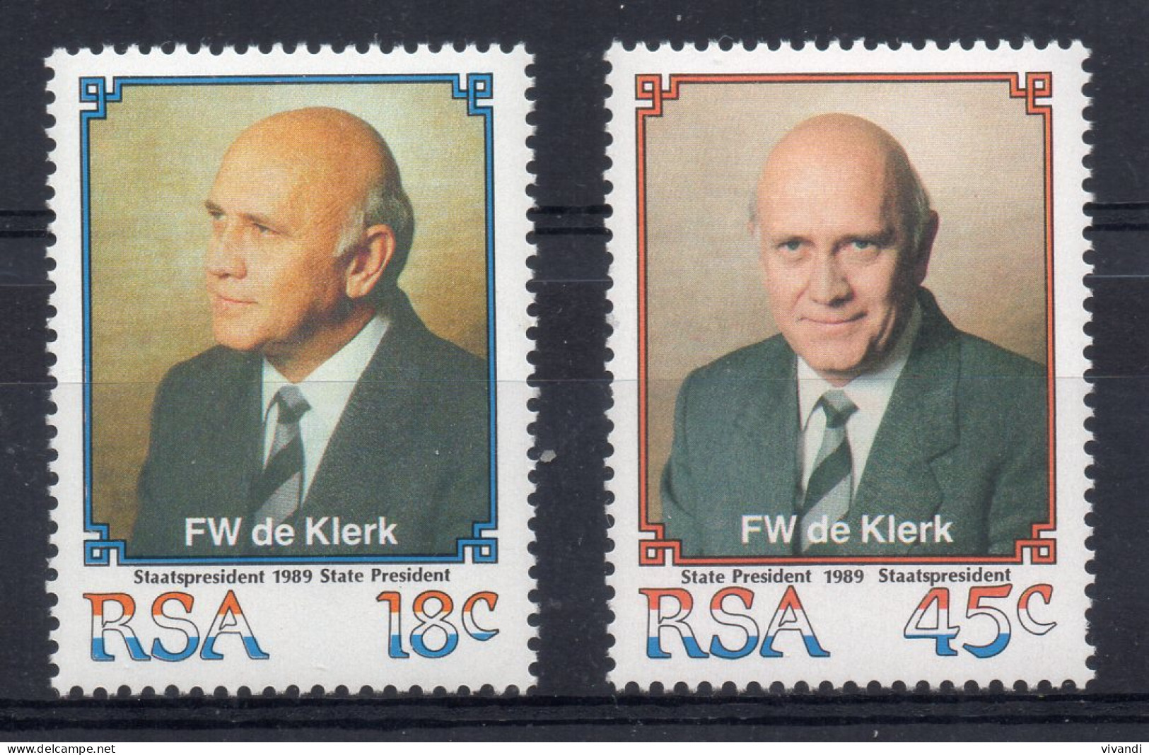 South Africa - 1989 - Inauguration President F W De Klerk - MNH - Nuevos