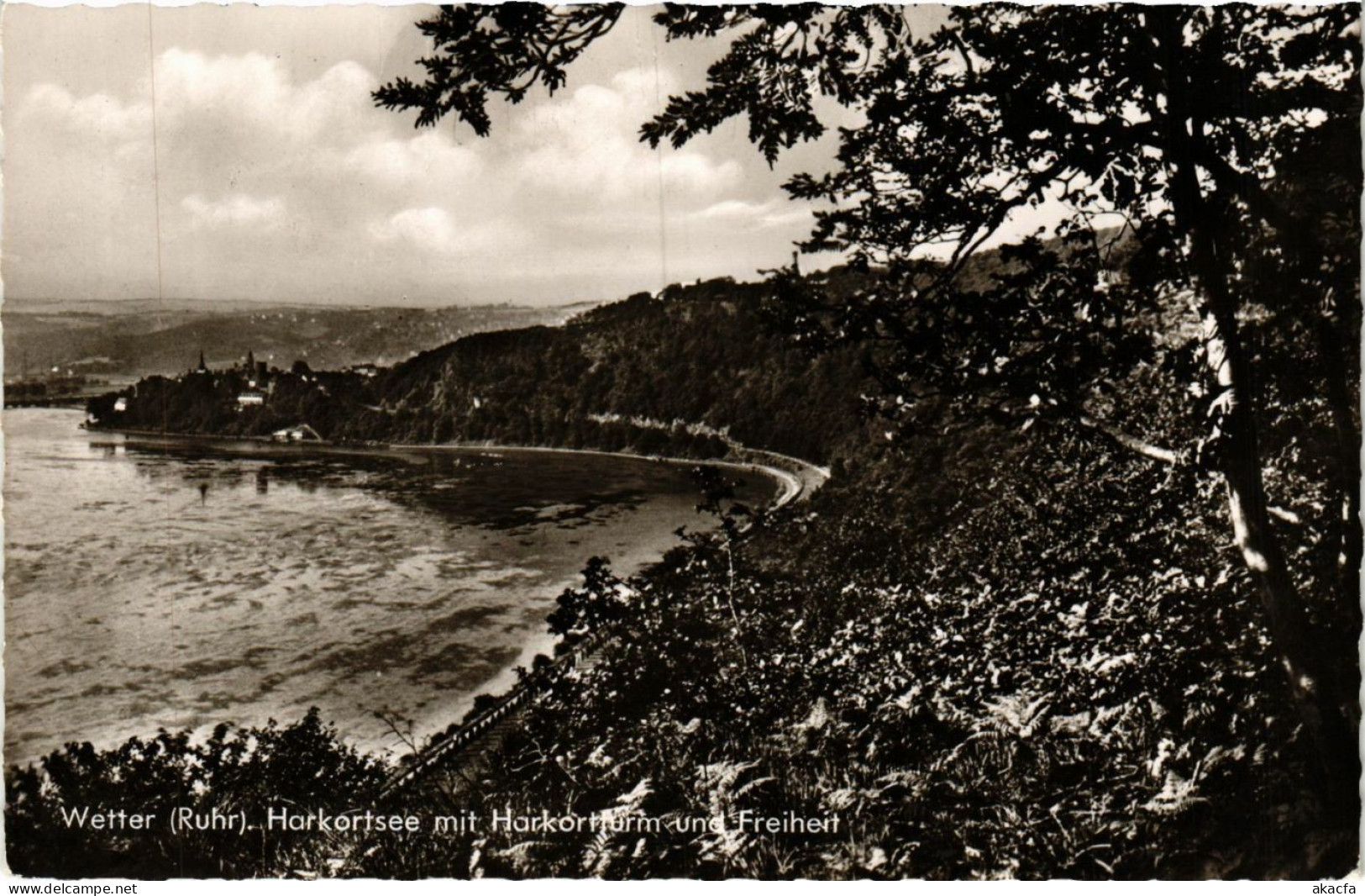 CPA AK Wetter -Harkortsee Mit Harkortturm U. Freiheit GERMANY (857999) - Wetter