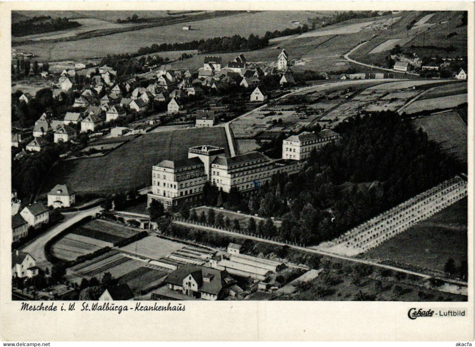 CPA AK Meschede -St. Walburga-Krankenhaus GERMANY (857975) - Meschede