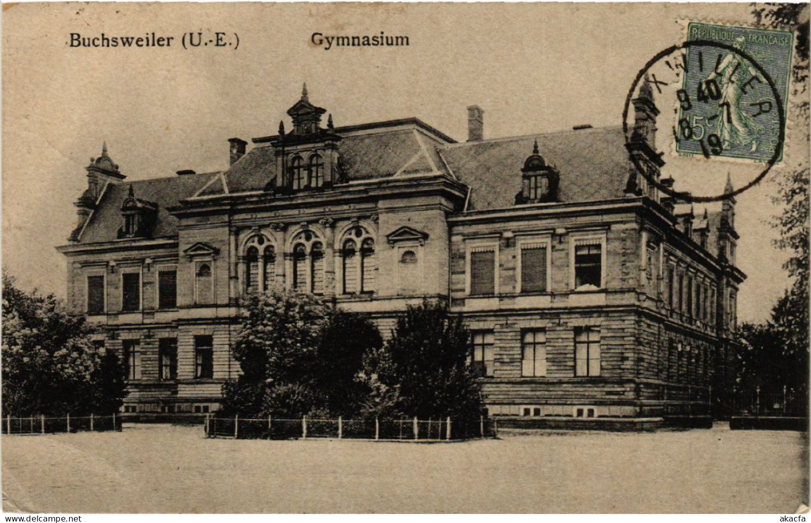 CPA AK BUCHSWEILER Gymnasium (490377) - Bouxwiller