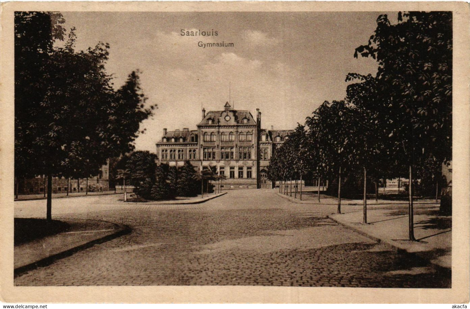 CPA AK Saarlouis Gymnasium GERMANY (939644) - Kreis Saarlouis