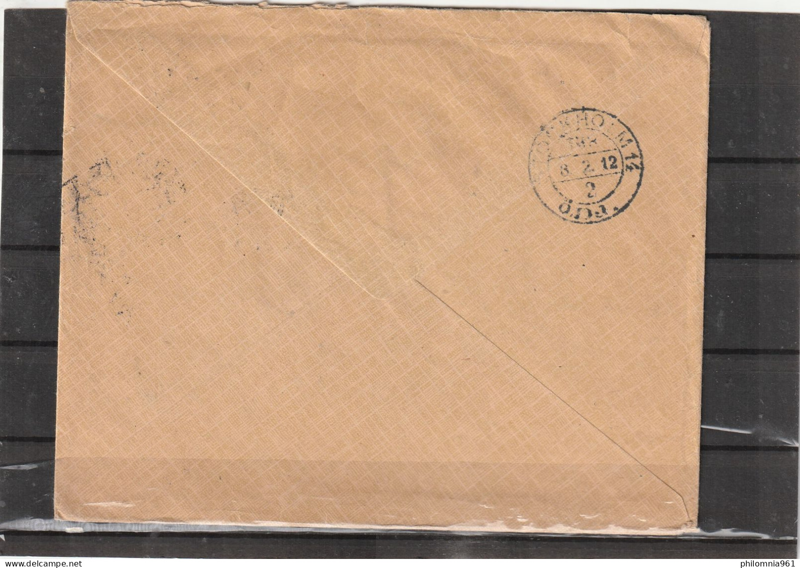 Denmark COVER 1912 - Lettres & Documents