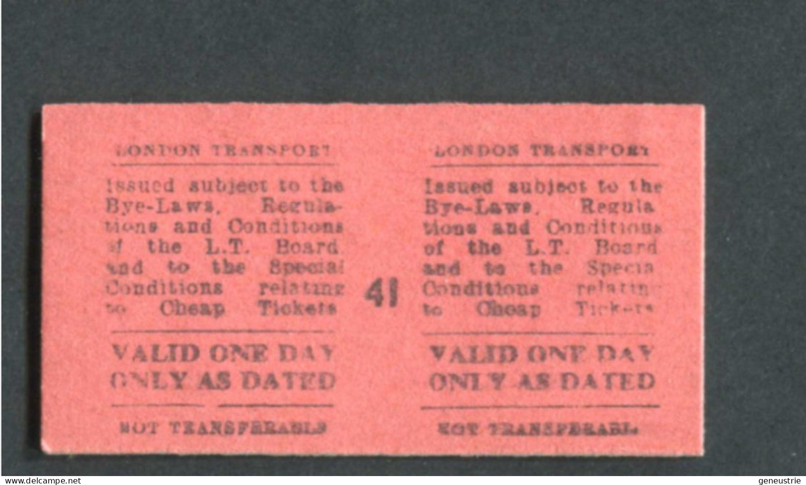 Ticket De Métro Scolaire Neuf - Londres Royaume-Uni 1972 "Hounslow West To Arsenal - London Transport" Edmondson Ticket - Europa