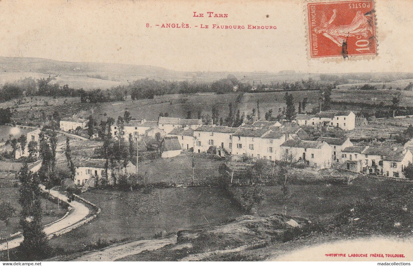 Anglès (81 - Tarn) Le Faubourg Embourg - Angles