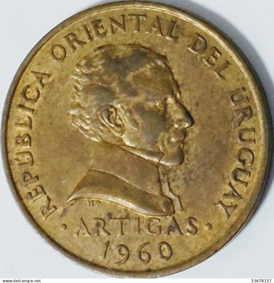 Uruguay - 10 Centesimos 1960, KM# 39 (#2381) - Uruguay