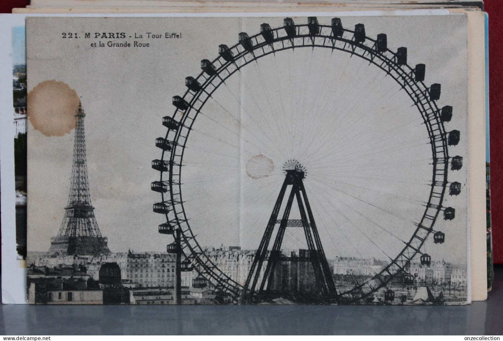 PARIS        -            TOUR  EIFFEL  ET  GRANDE  ROUE           191. - Tour Eiffel
