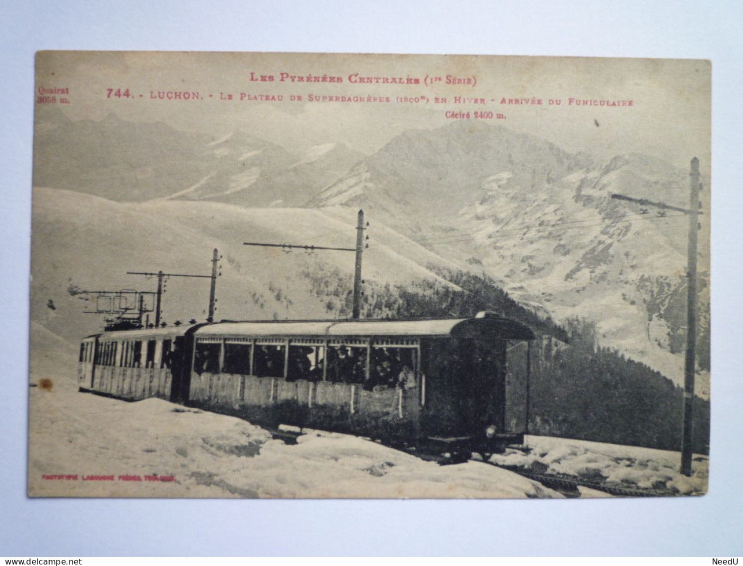 L 6  LUCHON  (Haute-Garonne)  :  Arrivée Du  FUNICULAIRE   XXX - Luchon