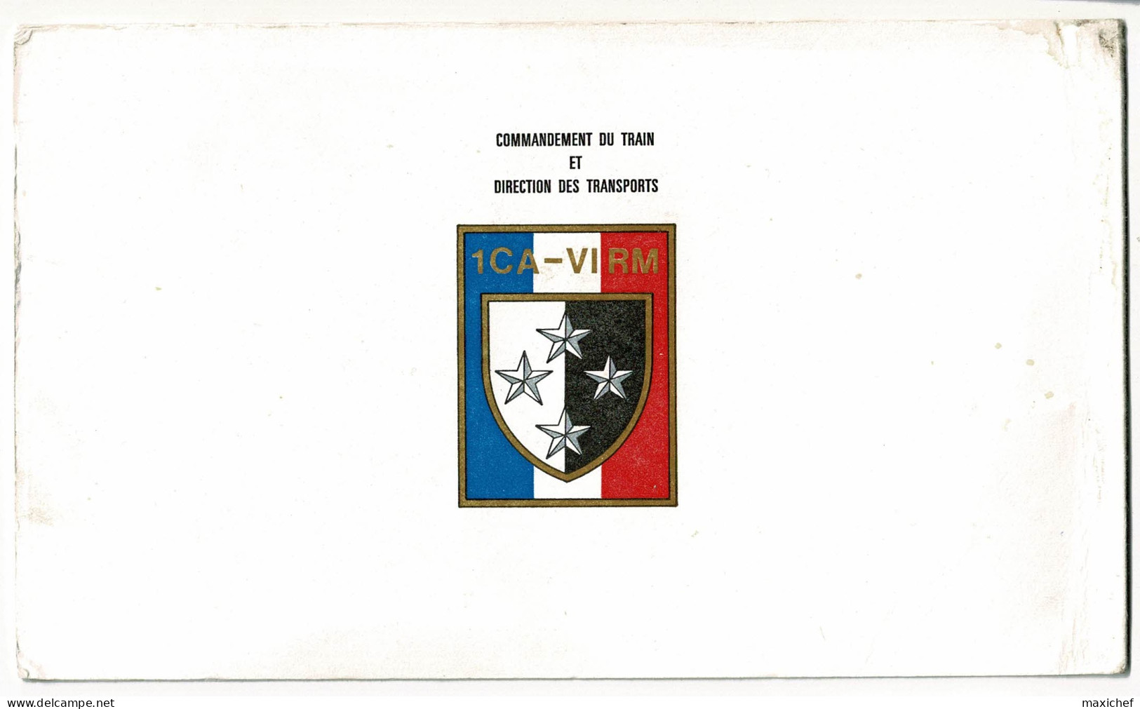 Carton Double 10.5 X 18 Cm Invitation Prise D'armes Dijon (21) 27 Mars 1982, Fête Du Train, 511 RT, 602 RCR, 516 RT - Documents