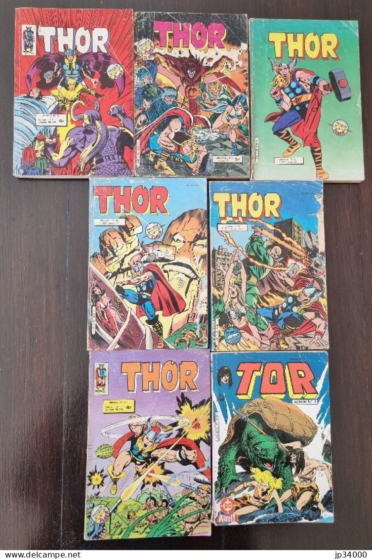 THOR Lot 10 Numéros Différents (1ère Série Et Autres). Arédit Flash (bandes Dessinées Petits Formats) - Lots De Plusieurs BD