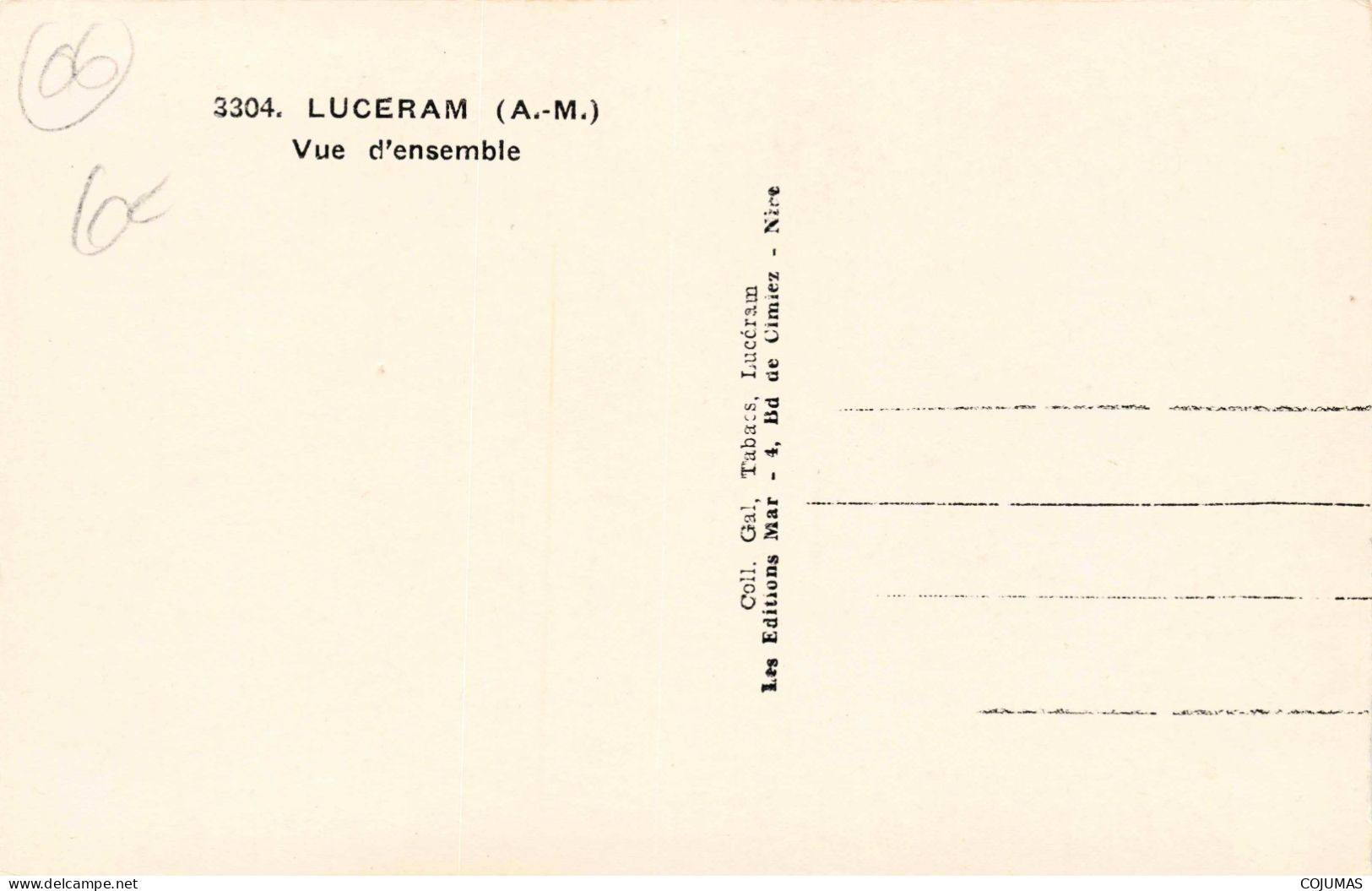 06 - LUCERAM - S15674 - Vue D'Ensemble - CPSM 14x9 Cm - Lucéram