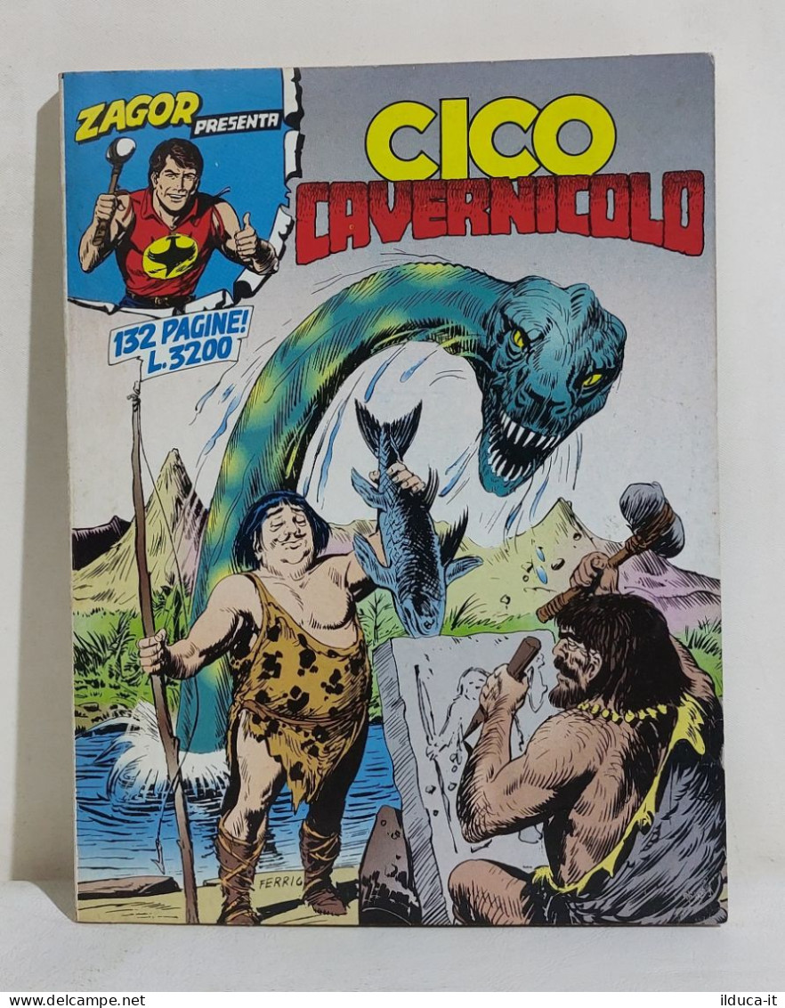 I113743 ZAGOR Presenta CICO Cavernicolo N. 9 - Bonelli 1993 - Zagor Zenith