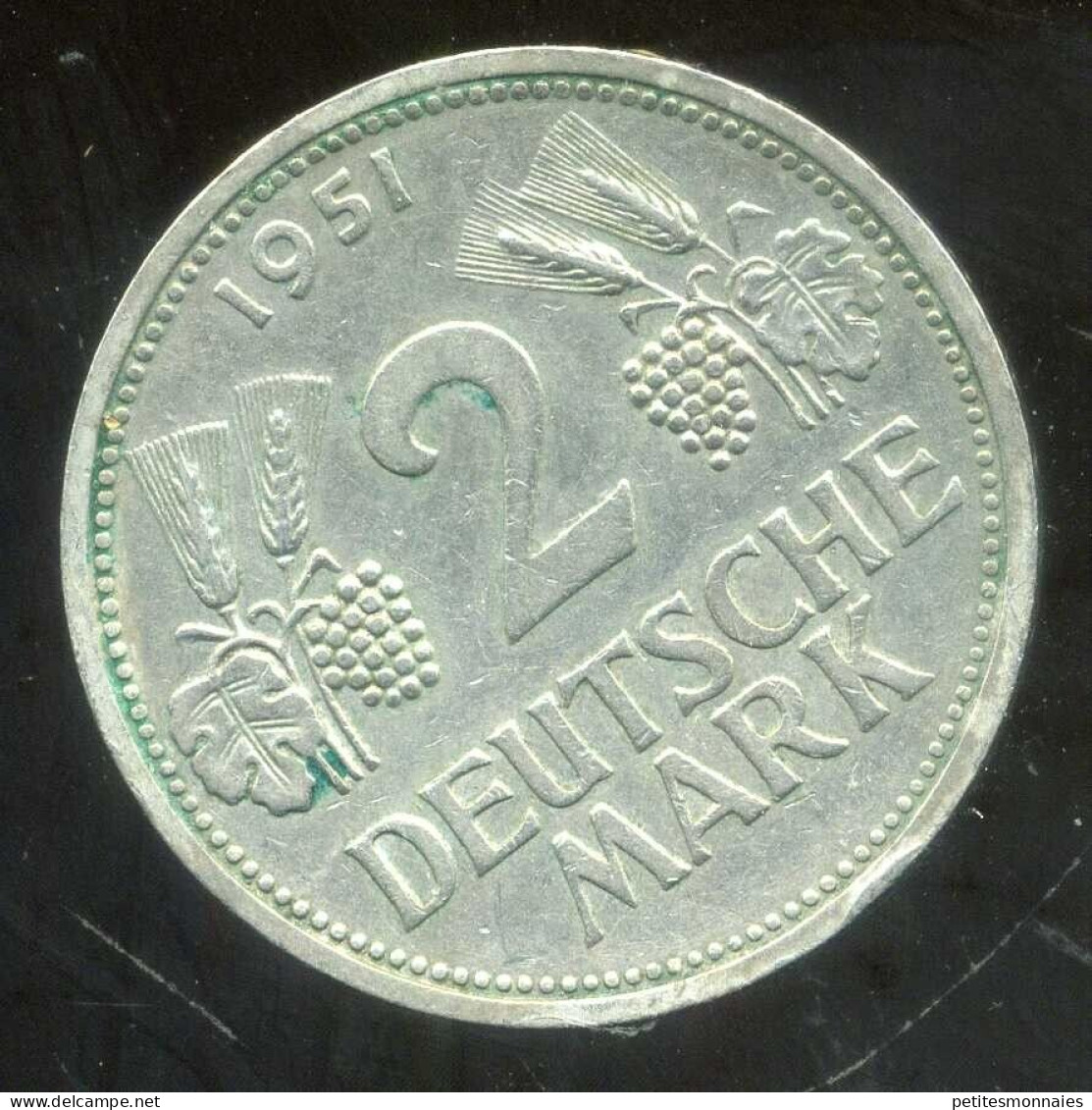 ALLEMAGNE Germany 2 MARK 1951 F  ( 203 ) - 2 Mark