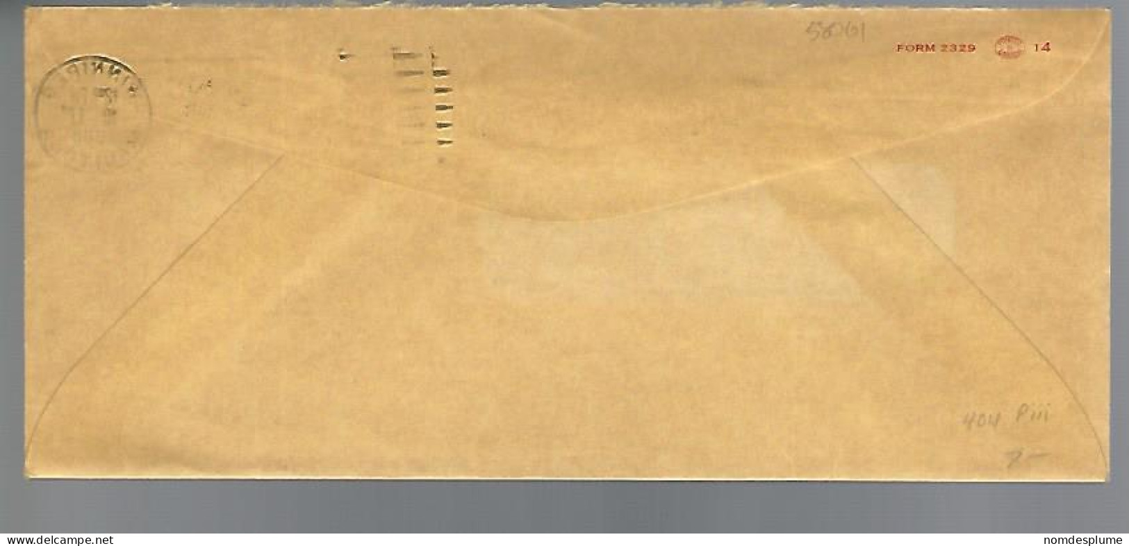 58061) CanadaPerfin Winnipeg Postmark Cancel 1965 Slogan - Perfins