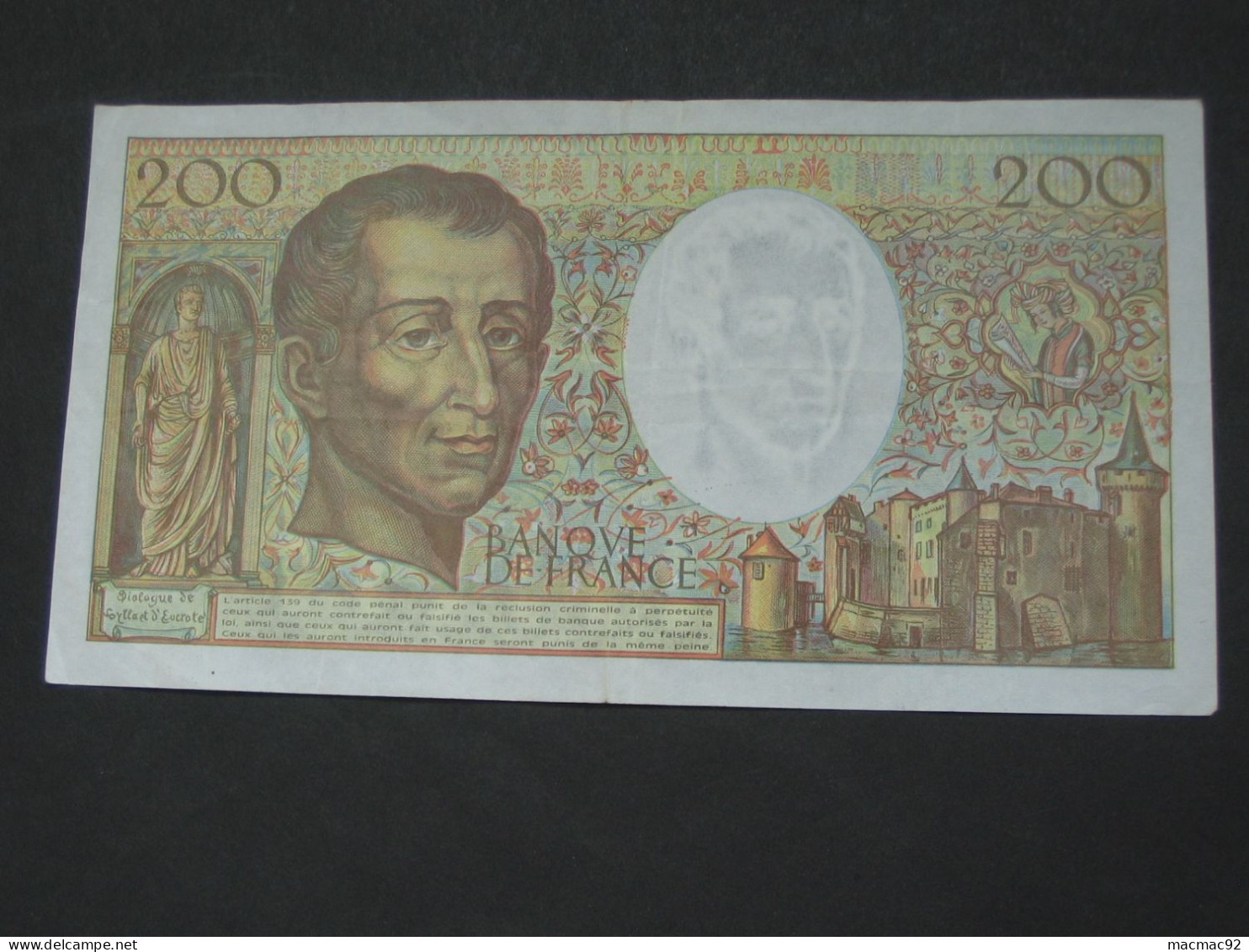 200 Francs Montesquieu 1992  **** EN ACHAT IMMEDIAT **** - 200 F 1981-1994 ''Montesquieu''