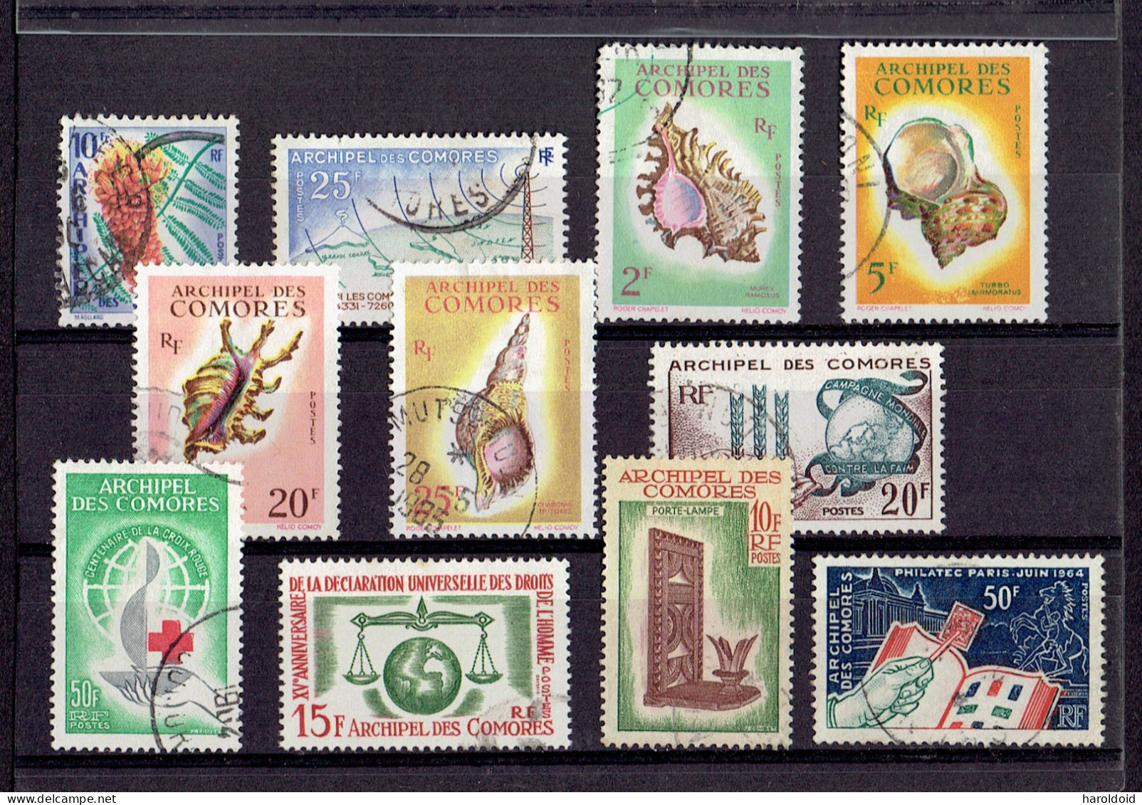 COMORES - LOT TP N°16 - 18 - 21/24 - 26/28 - 31/32 - OB TB - Used Stamps