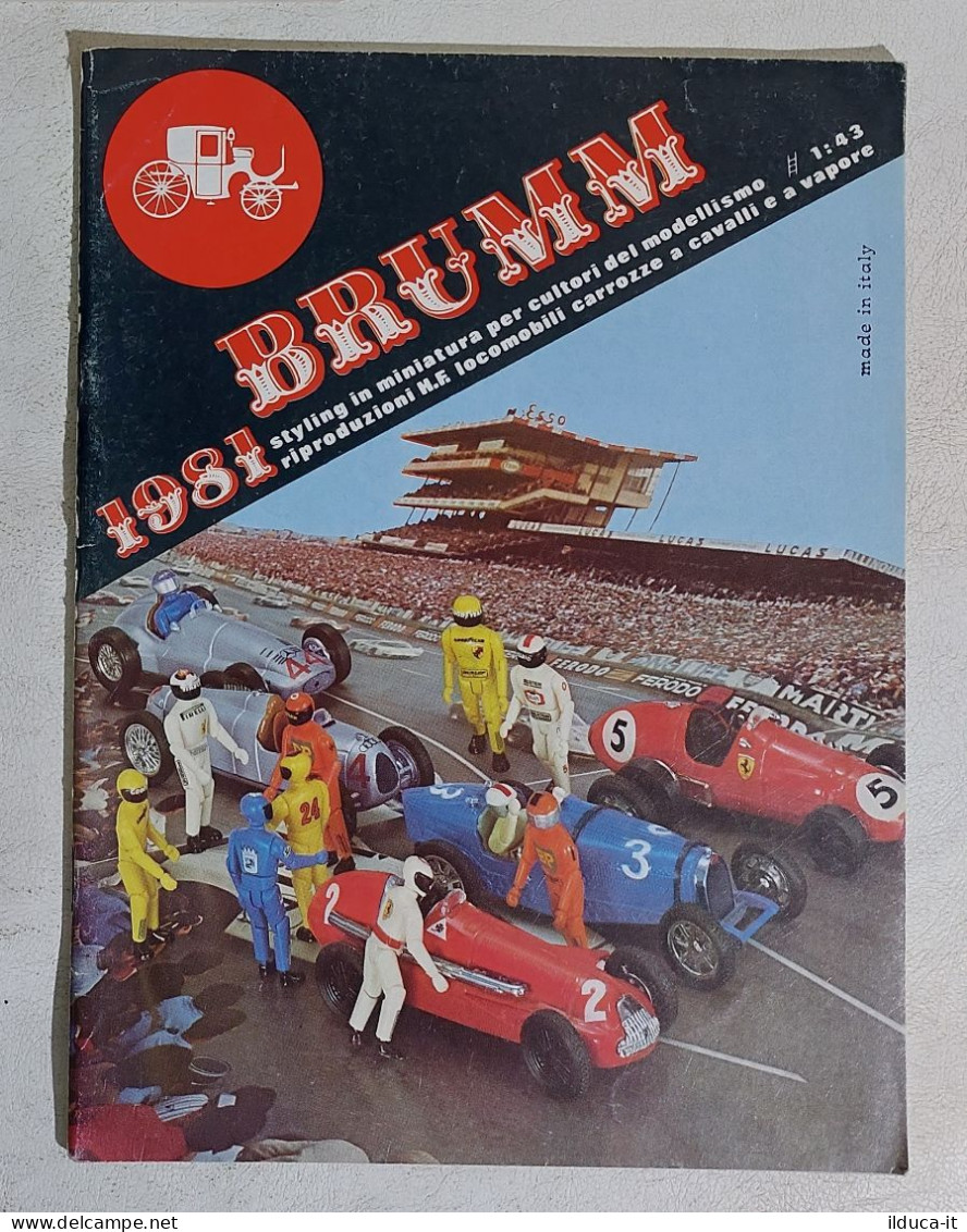 I113341 Catalogo Modellismo 1981 - BRUMM - Italië