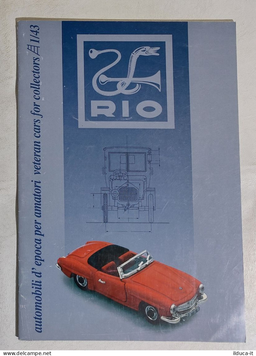 I113345 Catalogo 1/43 Modellismo 1993 - RIO - Italie