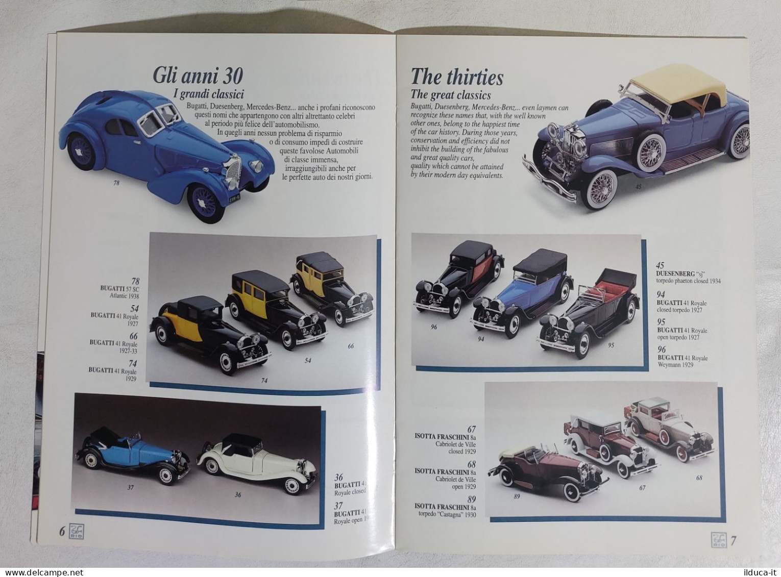 I113345 Catalogo 1/43 Modellismo 1993 - RIO - Italië