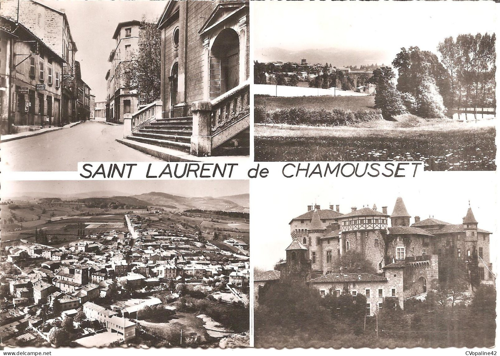 SAINT-LAURENT-DE-CHAMOUSSET (69) Carte Multivues  CPSM GF - Saint-Laurent-de-Chamousset