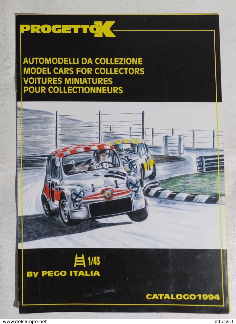 I113348 Catalogo 1/43 Modellismo 1994 - PROGETTO K - Italia