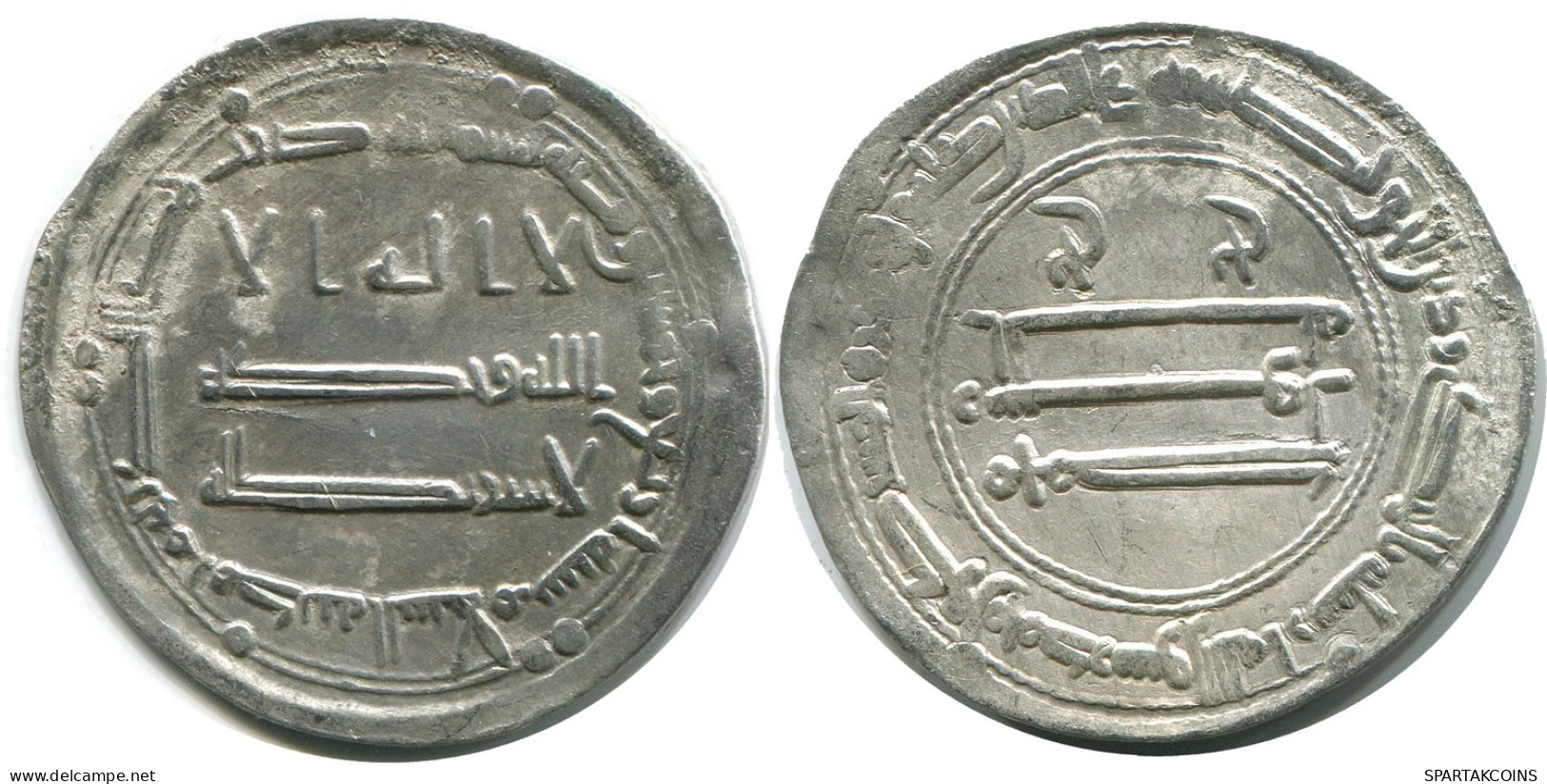 UMAYYAD CALIPHATE Silver DIRHAM Medieval Islamic Coin #AH165..E - Orientalische Münzen