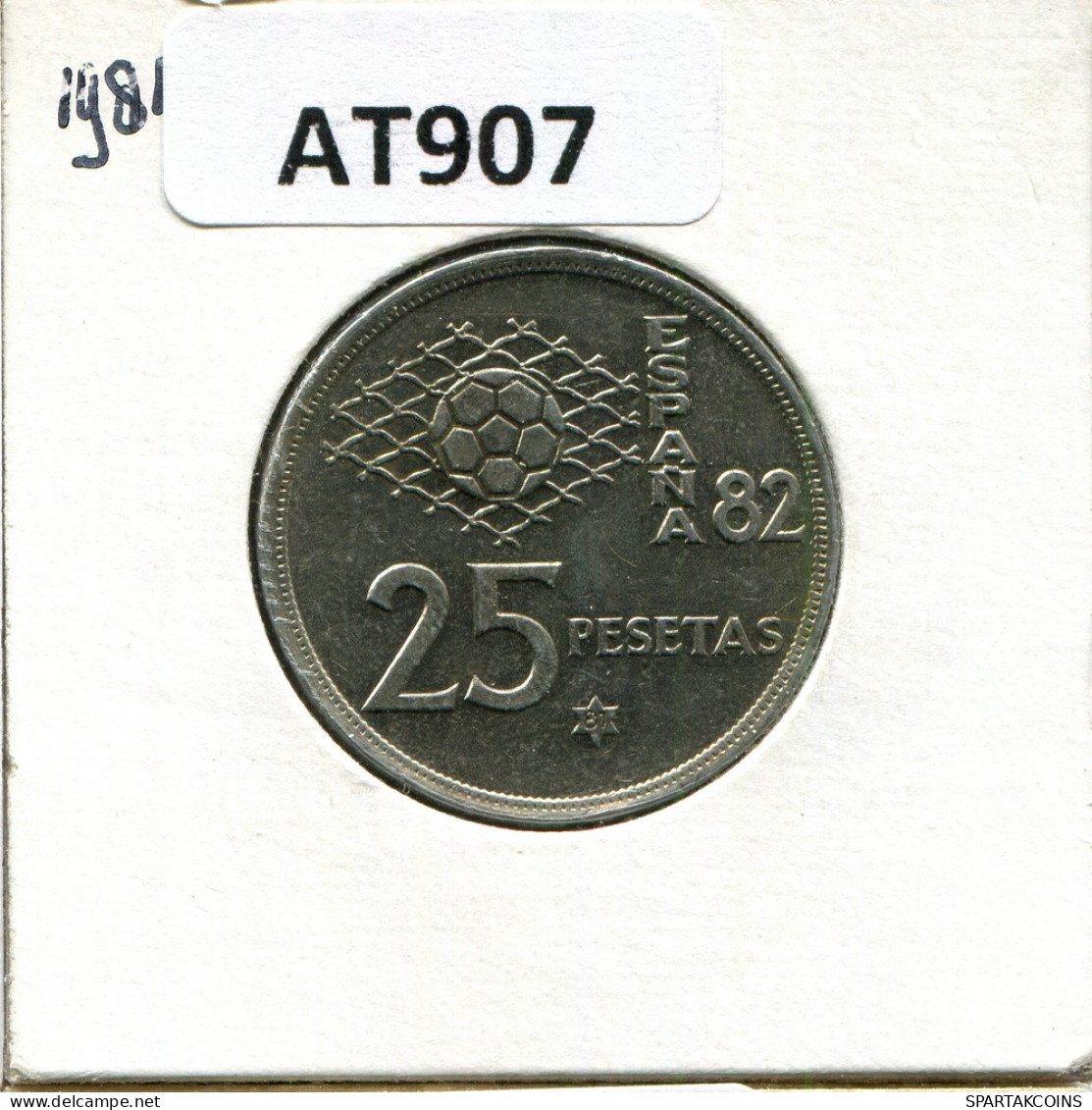 25 PESETAS 1980 ESPAÑA Moneda SPAIN #AT907.E - 25 Pesetas