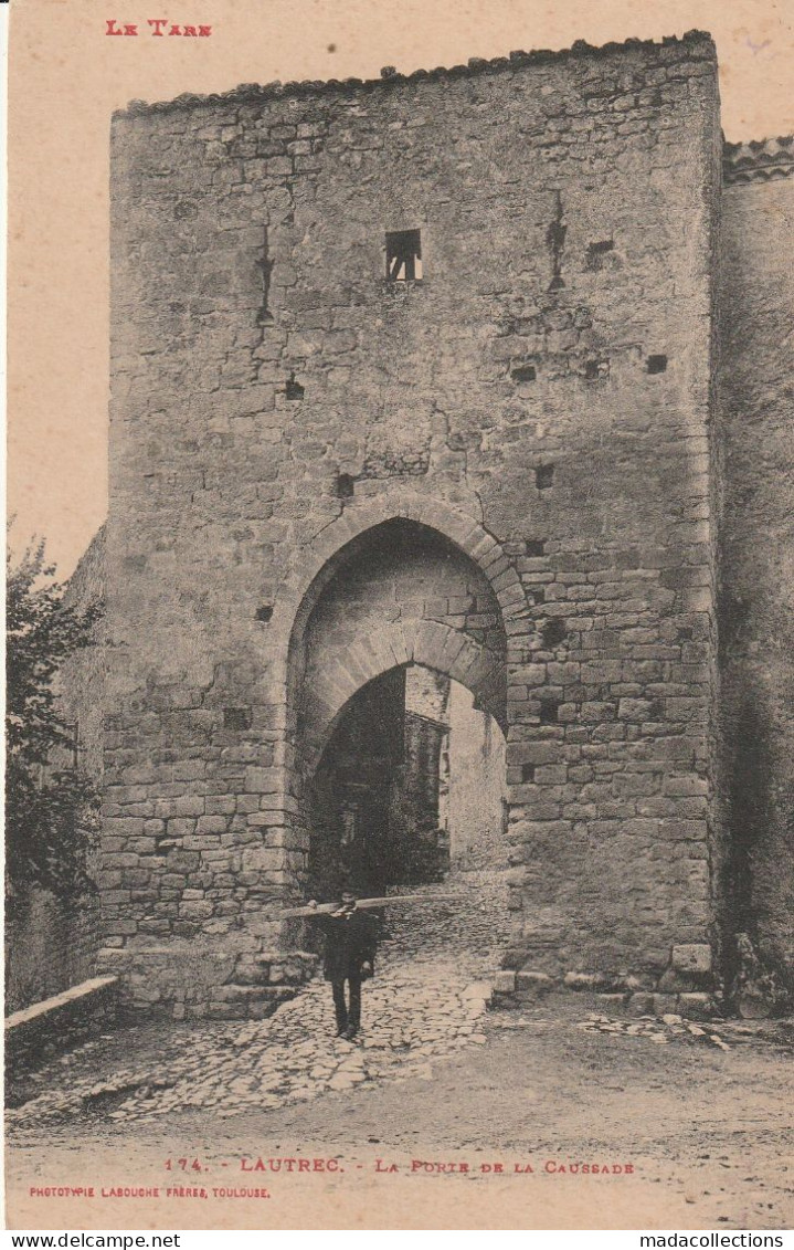 Lautrec  (81 - Tarn)  La Porte De La Caussade - Lautrec
