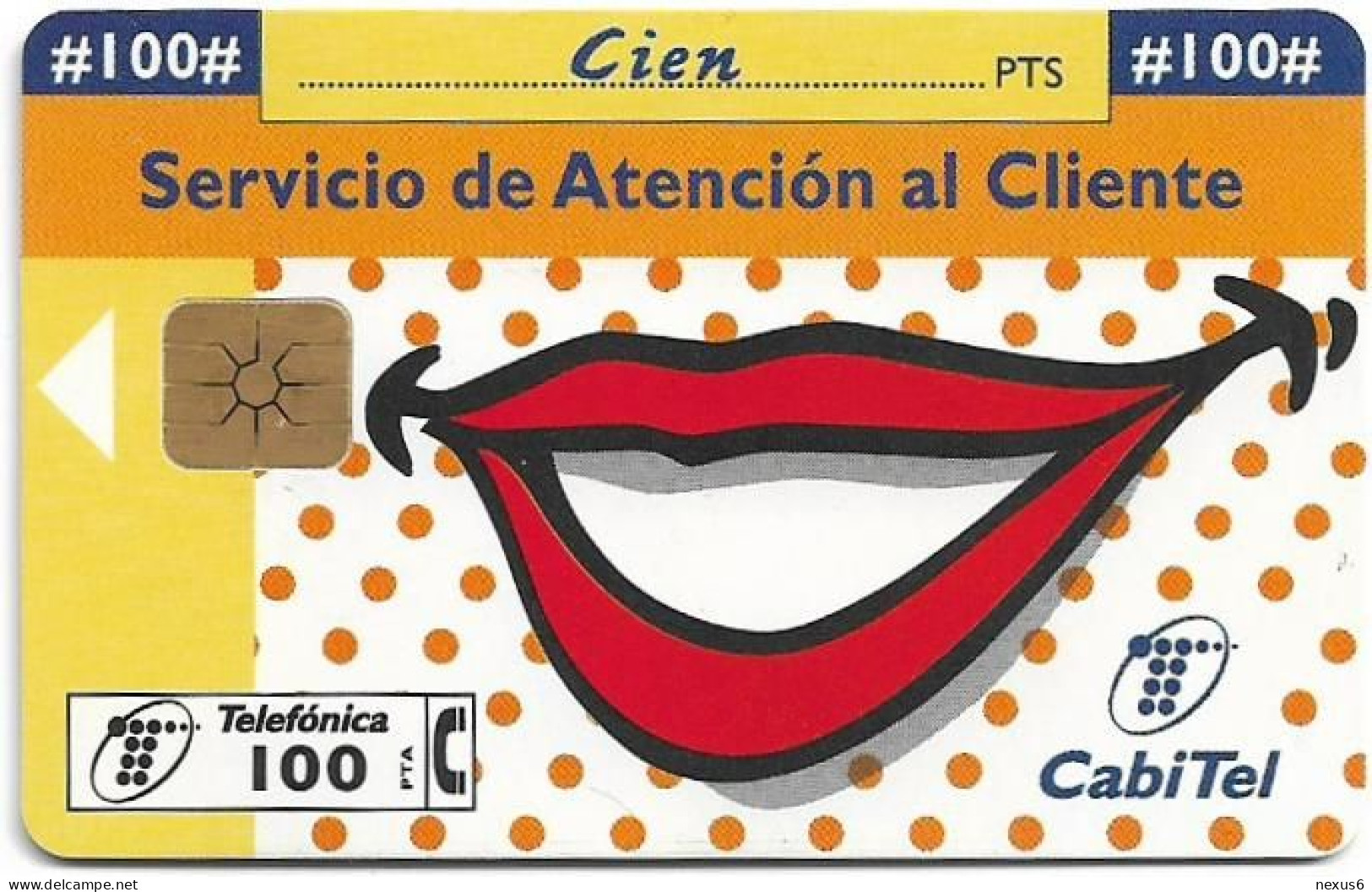 Spain - Telefónica - Servicio De Atencion Al Cliente - P-335 - 06.1998, 100PTA, 21.000ex, Used - Privatausgaben