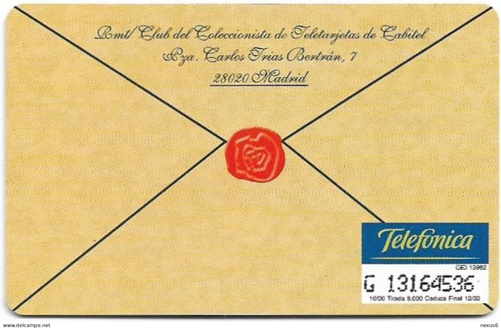 Spain - Telefónica - Exposicion Mundial De Filatelia - P-443 - 10.2000, 500PTA, 8.000ex, Used - Privatausgaben
