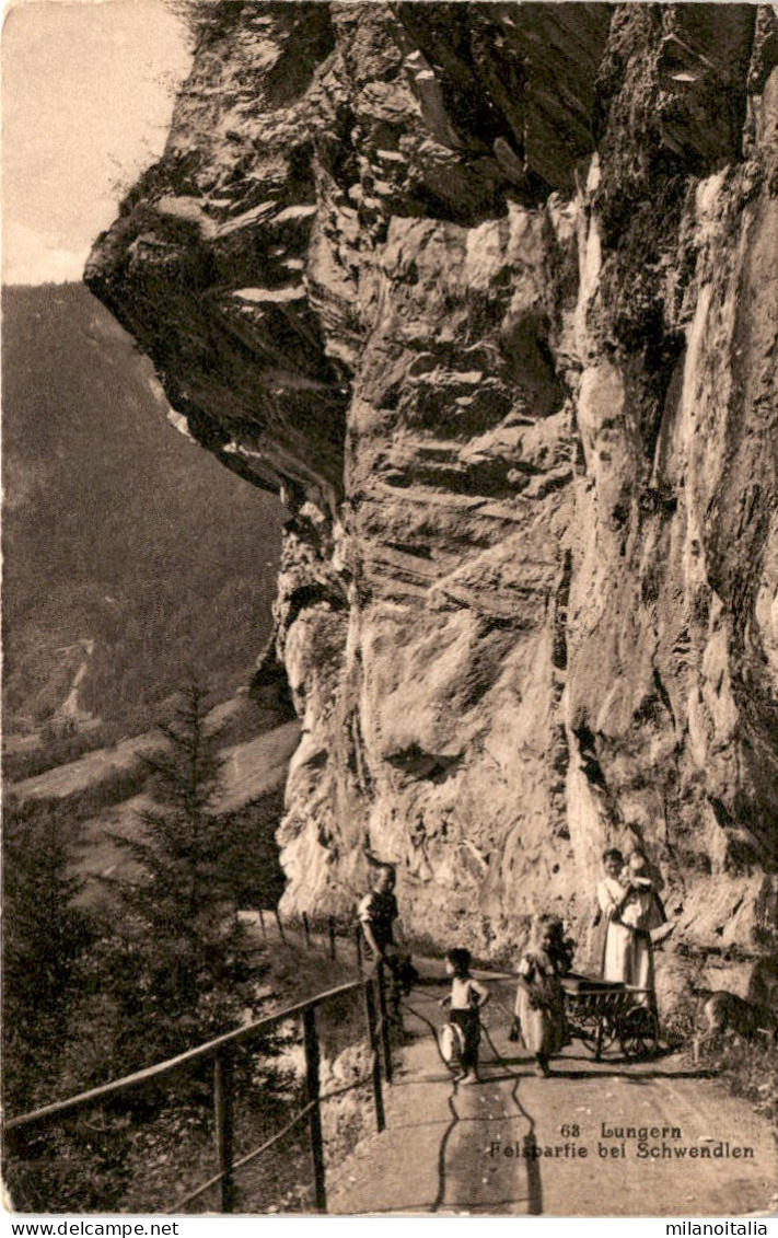 Lungern - Felspartie Bei Schwendlen (63) - Lungern