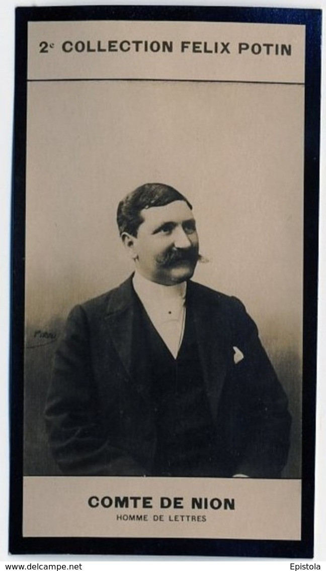 ► François De Nion Né à Pierrefonds - Rédacteur "La Revue Indépendante" -   Collection Photo Felix POTIN 1908 - Félix Potin