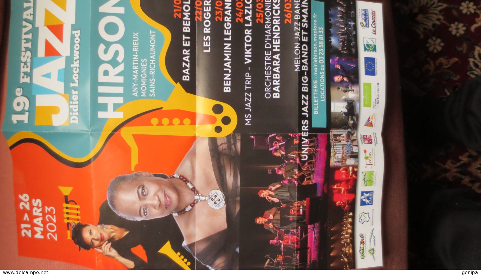 AFFICHE 19 EME FESTIVAL DE JAZZ. HIRSON 02 - Poster & Plakate