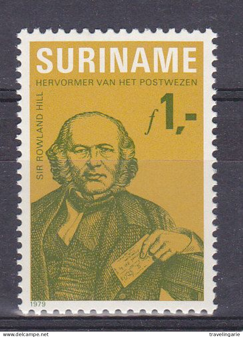 Suriname 1979 Centenary  Death Of Sir  Rowland Hill MNH/** - Rowland Hill