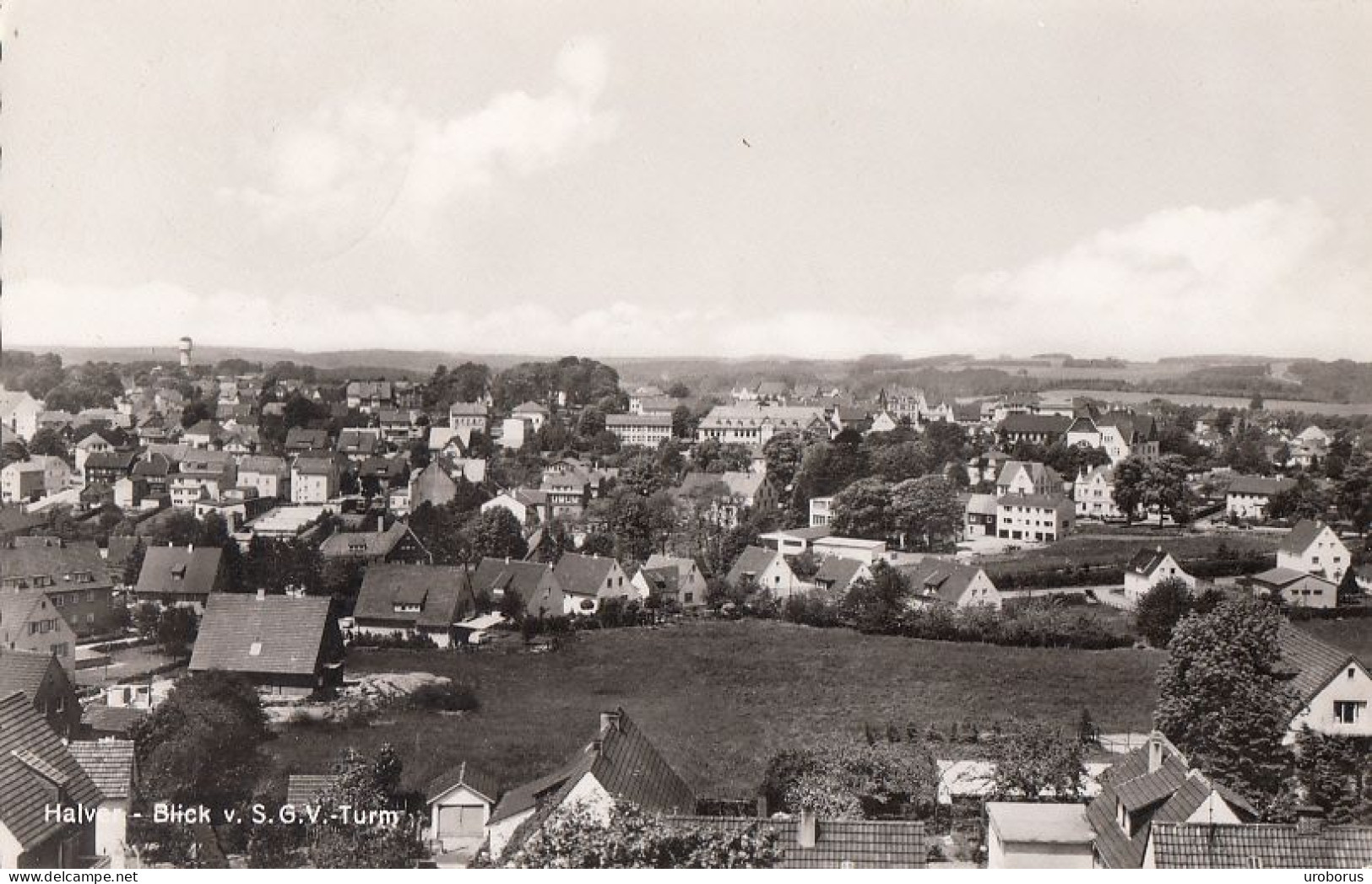 GERMANY - Halver 1960's - Blick V. S.G.V. Turm - Halver