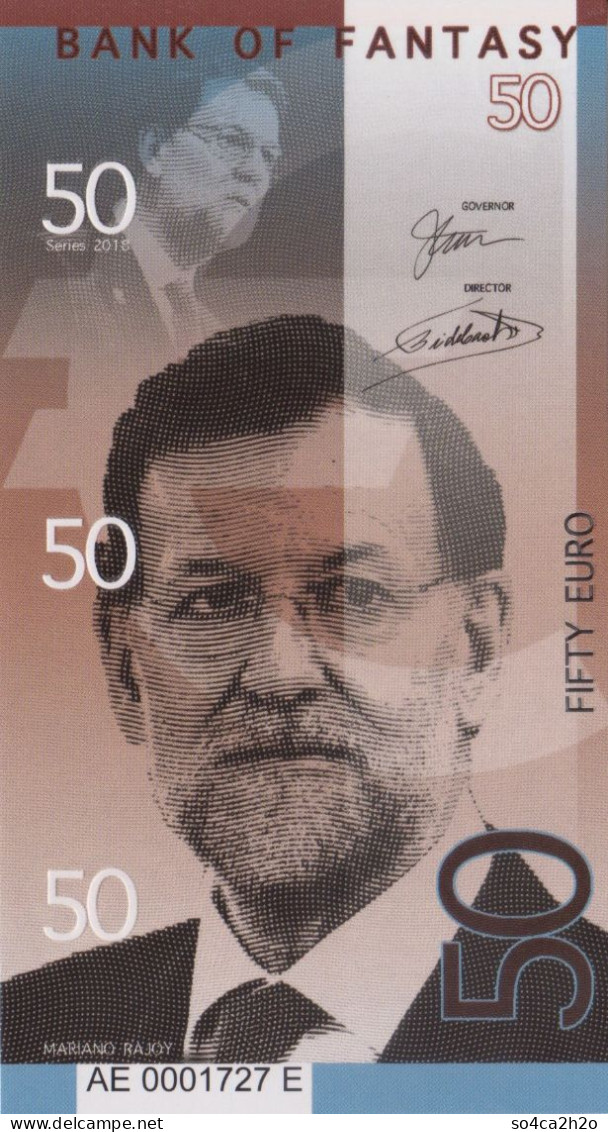 Série Leader Européen 2018 50 Euros Mariano RAJOY UNC - Specimen