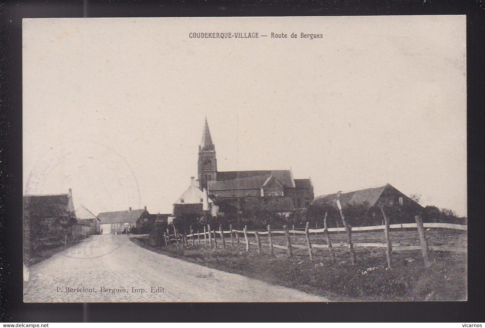 CP 59 COUDEKERQUE VILLAGE Route De Bergues - Coudekerque Branche