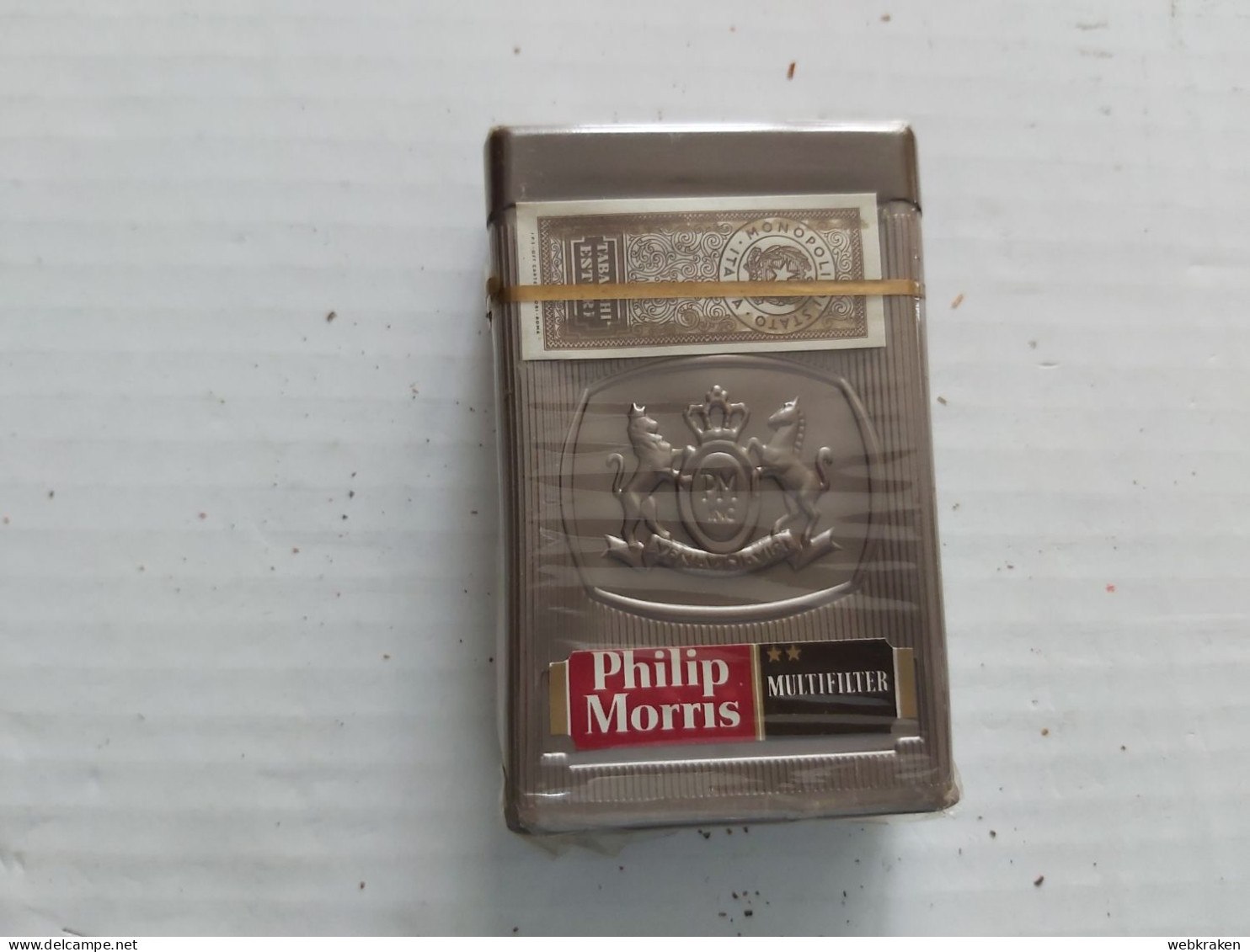 PACCHETTO SIGARETTE PIENO TABACCO FUMO TABACS WITH ORIGINAL CIGARETTES TOBACCO PHILIP MORRIS U.S.A. CON SIGARETTE - Fuma Cigarrillos