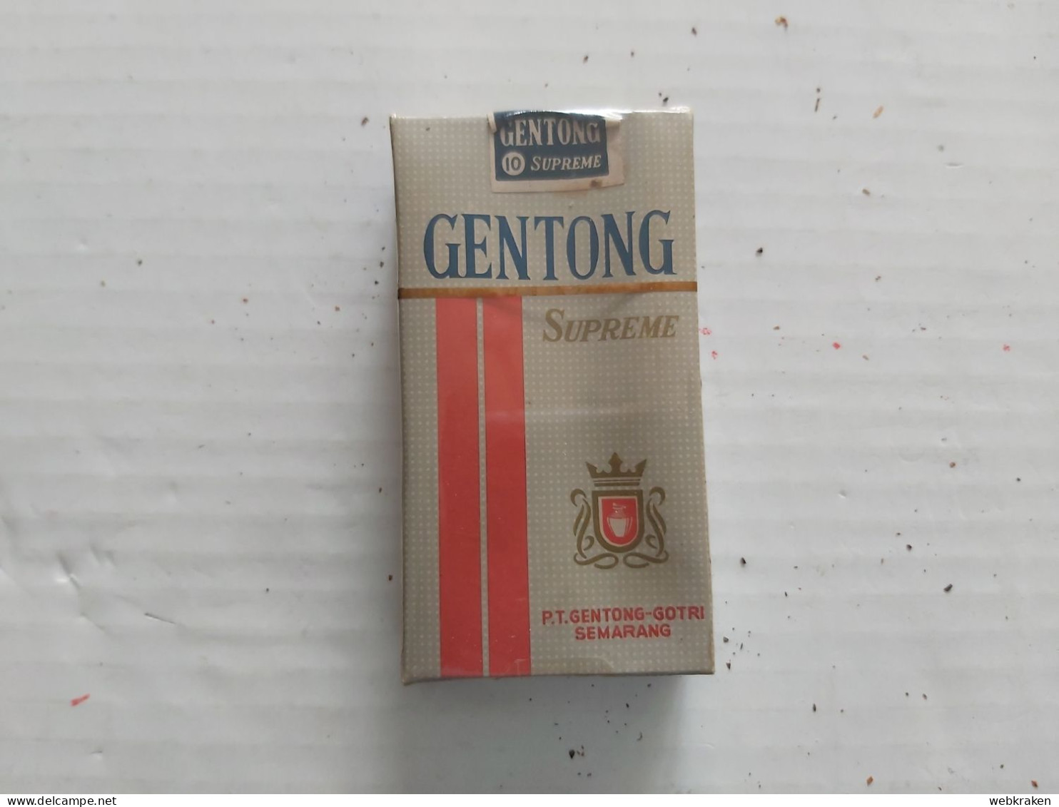 PACCHETTO SIGARETTE PIENO TABACCO FUMO TABACS WITH ORIGINAL CIGARETTES TOBACCO MARCA GENTONG INDONESIA CON SIGARETTE - Zigarettenhalter U. -spitzen