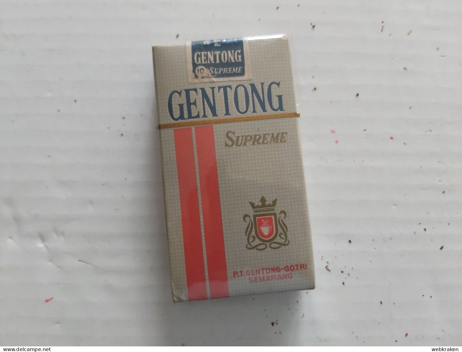 PACCHETTO SIGARETTE PIENO TABACCO FUMO TABACS WITH ORIGINAL CIGARETTES TOBACCO MARCA GENTONG INDONESIA CON SIGARETTE - Sigarettenhouders