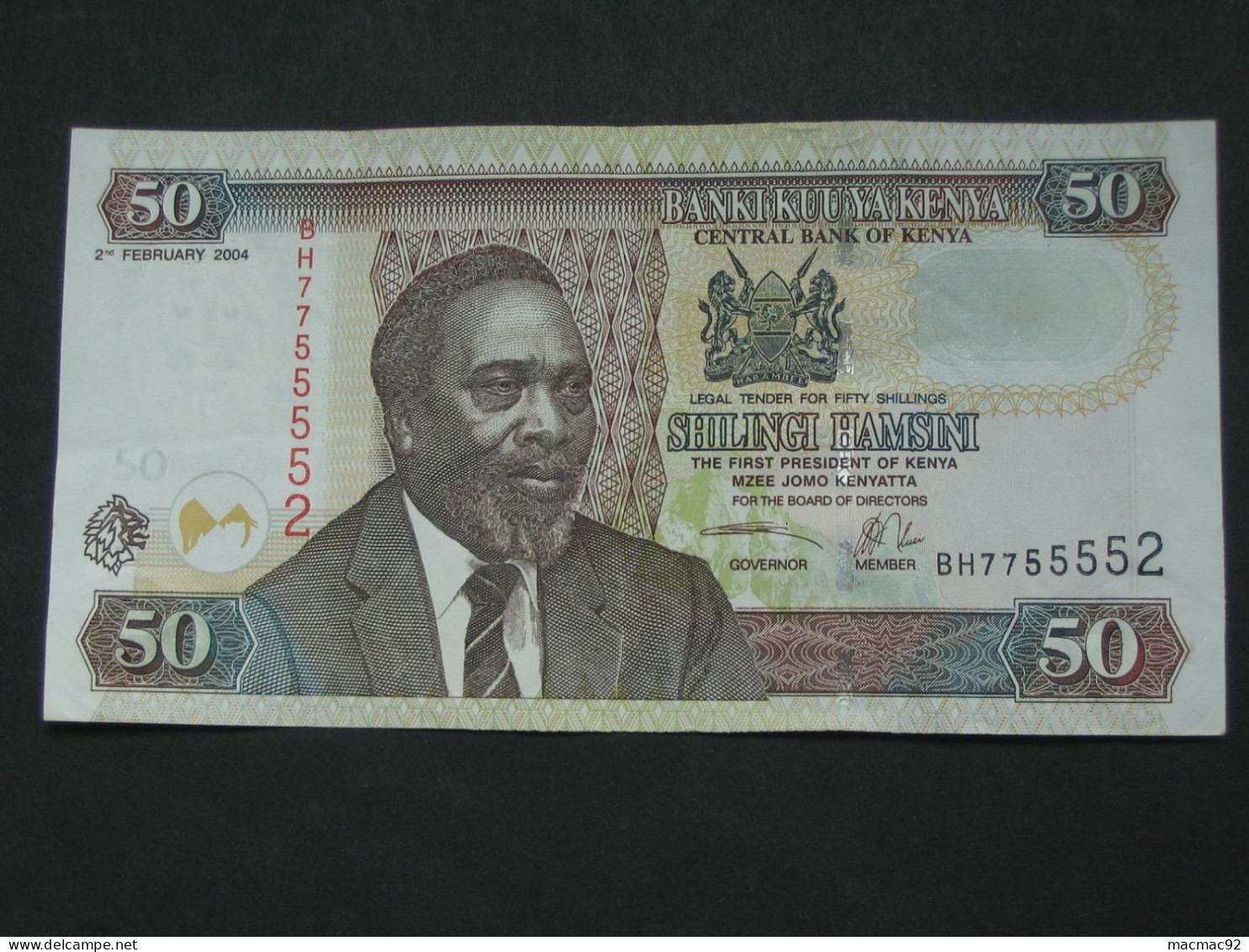 KENYA - 50 Shiling - Central Bank Of Kenya **** EN ACHAT IMMEDIAT **** - Kenya
