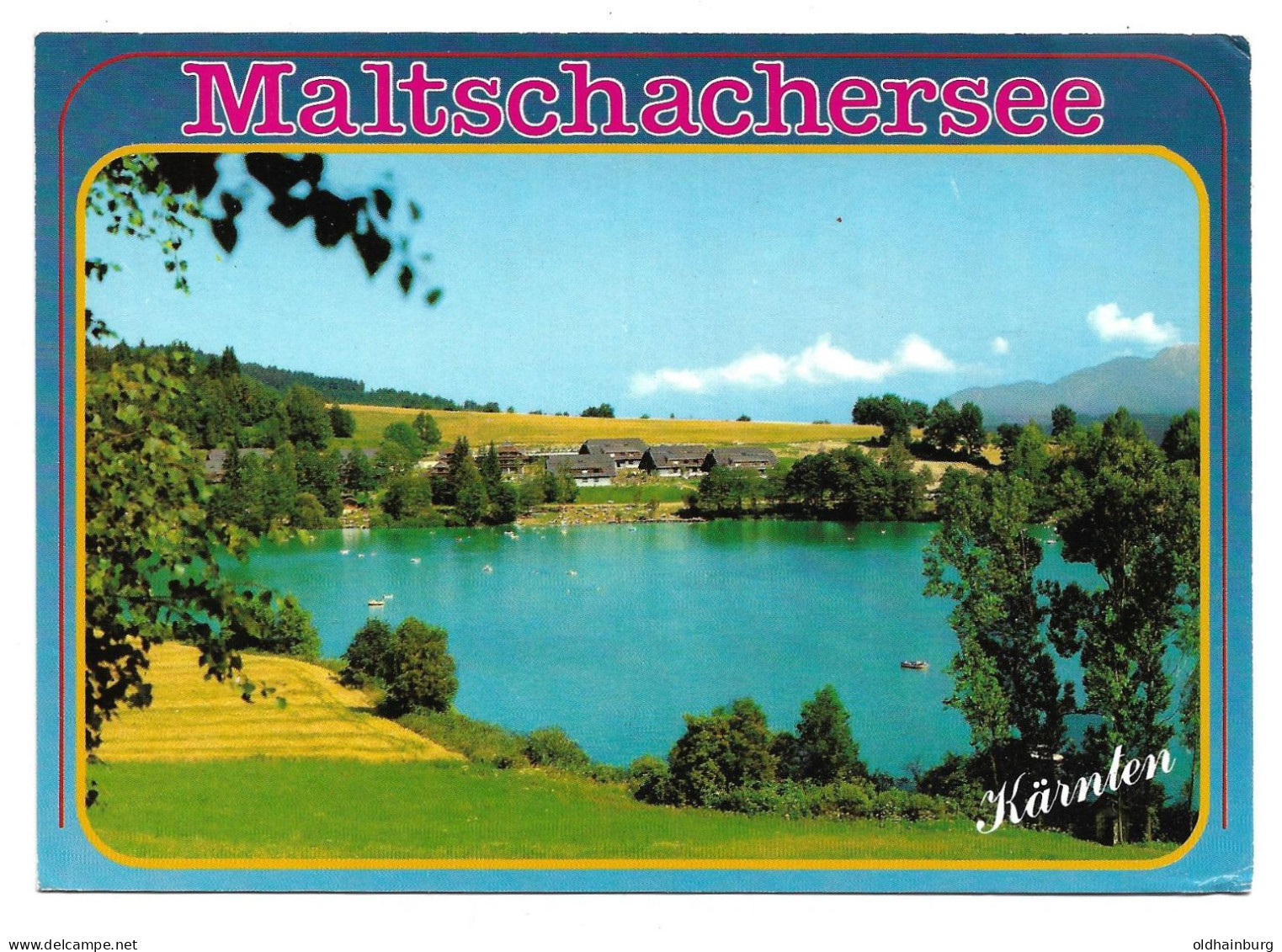 2341n: AK Maltschachersee, Gest. 9560 Feldkirchen 29.6.94 - Feldkirchen In Kärnten