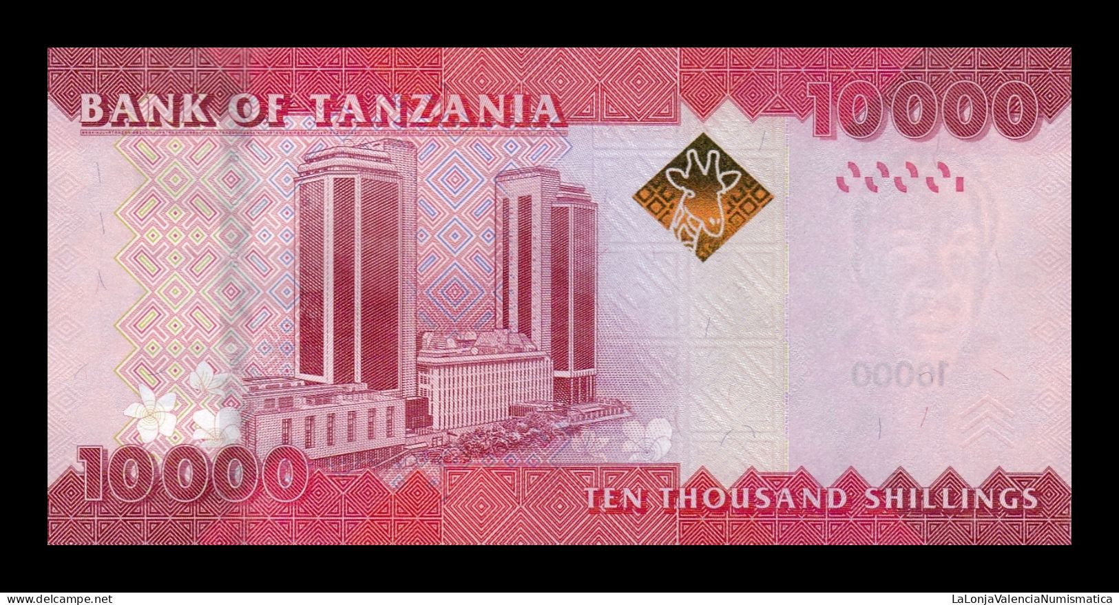 Tanzania 10000 Shillings 2020 (2023) Pick 44c New Sign Sc Unc - Tansania