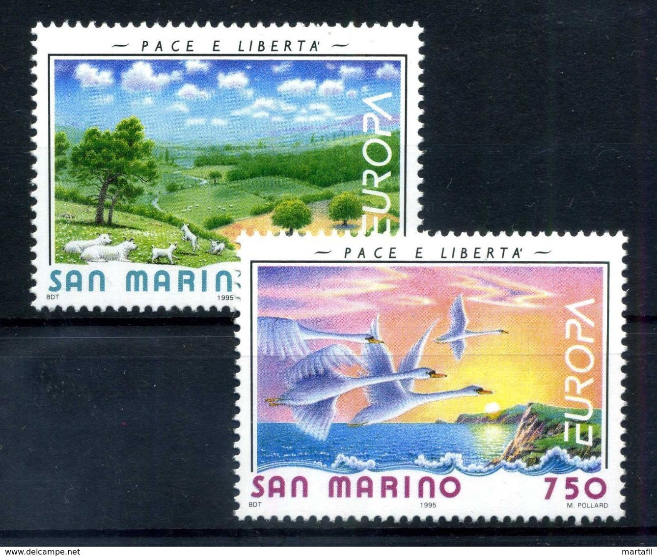 1995 SAN MARINO SET MNH ** - Unused Stamps