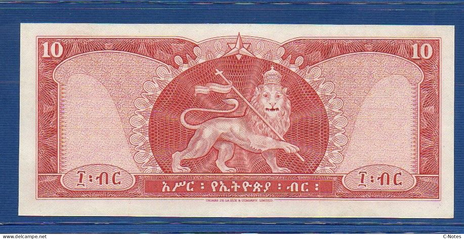 ETHIOPIA - P.27 – 10 Ethiopian Dollars ND 1966 XF/aUNC, S/n P893243 - Etiopía